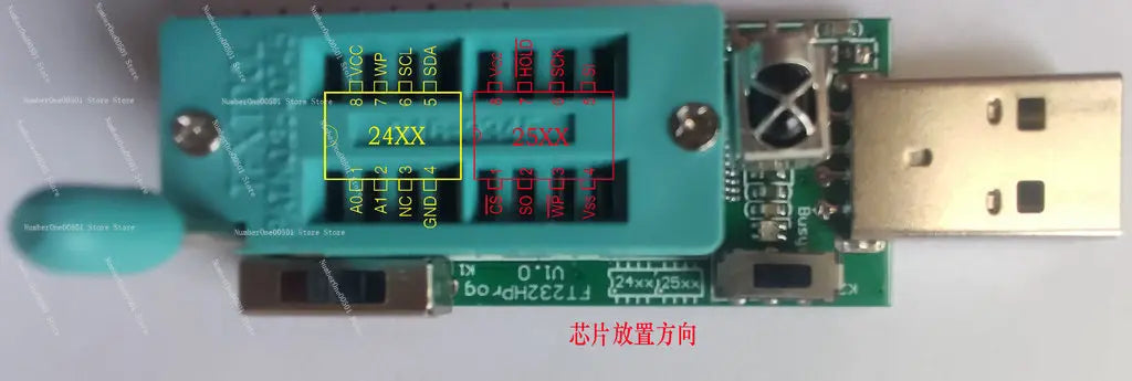 FT232H High Speed Programmer 24 25 High Capacity Chip High Speed Burning Replace Ch341a