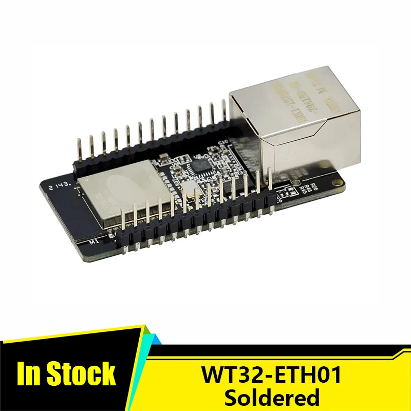 WT32-ETH01 Embedded Serial Port Networking Bluetooth-compatible Ethernet WIFI Combo Gateway MCU ESP32 Wireless Module WT32 ETH01
