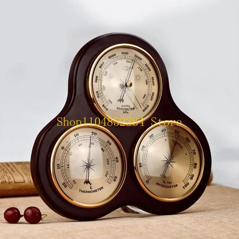 Multifunction Household Barometer Pressure Gauge Weather Station Durable Wall Hanging Atmospheric Thermometer Hygrometer