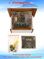 MT21 2.1 Channel Bluetooth 5.0 Audio Amplifier Board 100W Subwoofer 50W*2 L/R Stereo Amp Module Bass Treble Control AUX Input DC12-24V for Home Speaker DIY