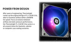 Thermalright 140mm Case Fan TL-C14/C14C/C14C-S/C14CW/C14CW-S CPU Cooling Fan ARGB 140mm Balance Fan Balance Performance Fan
