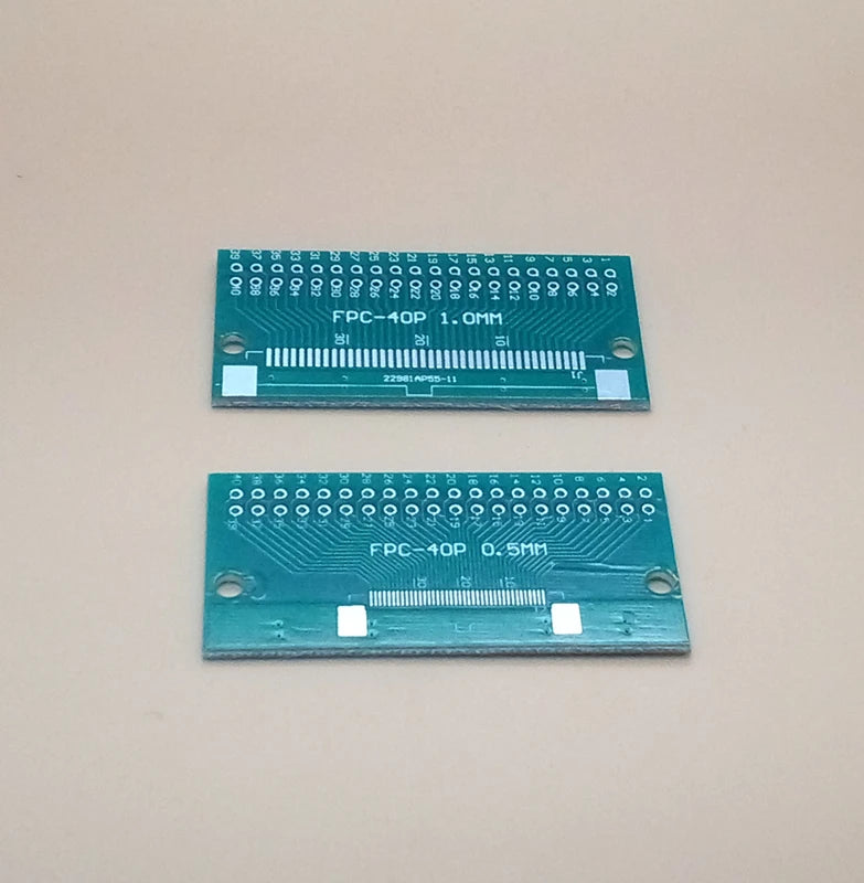 5pcs Double Side 0.5mm 1mm 6/8/10/12/20/24/30/40 Pin to DIP 2.54mm FPC/FFC SMT Adapter Socket Plate PCB Board Connector DIY KIT