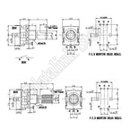 1 Box EC11 Half / Plum Shaft Encoder Switch Kit 5 Pin 20 Position Rotary Encoder Code Switches Handle Long 15mm 20mm