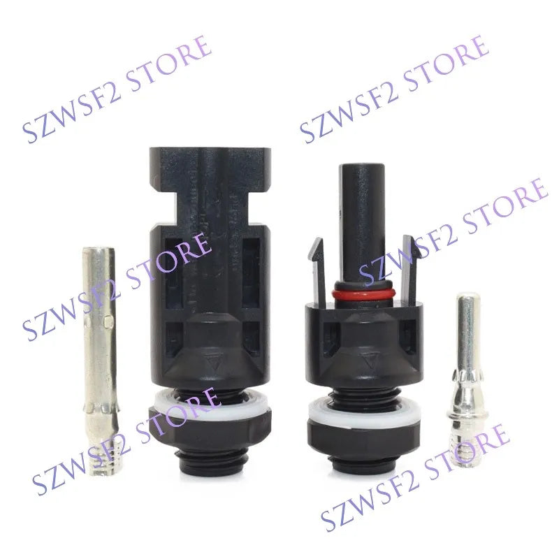 1/5/10 Pair M12 Thread Solar Male Female Connector High Quality Panel Coupler Inverter DC Combiner Box Installation connector E2