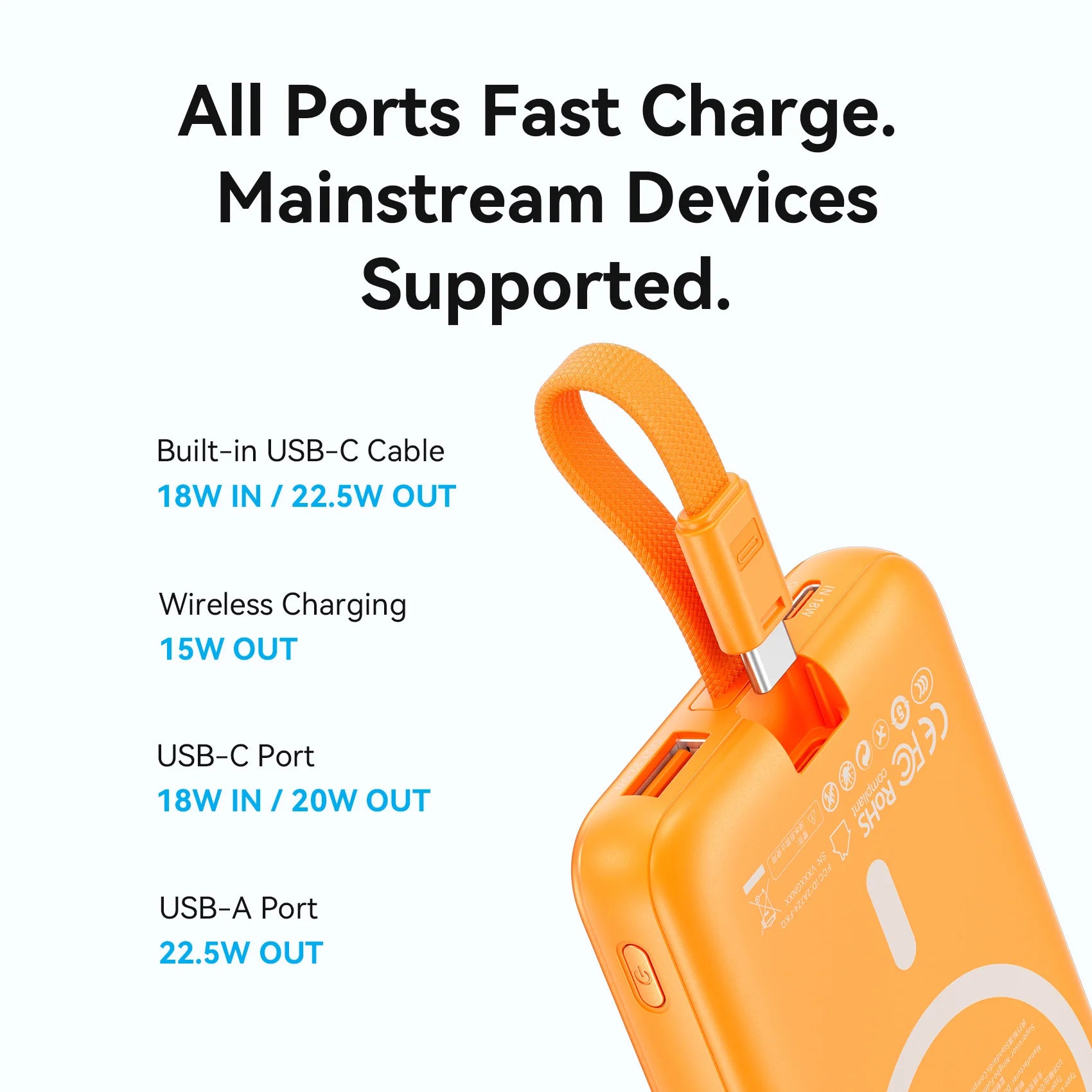 [CCC Certification] Vention Magnetic Power Bank 22.5W 10000mAh Portable 3C Powerbank 15W Wireless Fast Charger for iPhone 17 16