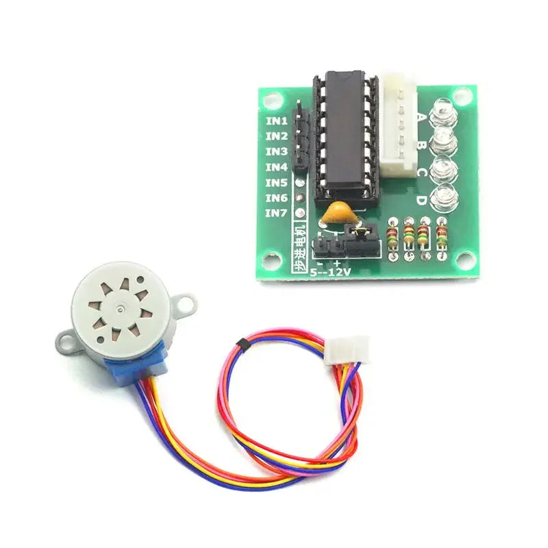 1PCS 28BYJ4 Stepper Motor ULN2003 Driver Board 4-Phase 5-Wire 5V Stepper Motor Deceleration Motor Module PIC MCU DIY