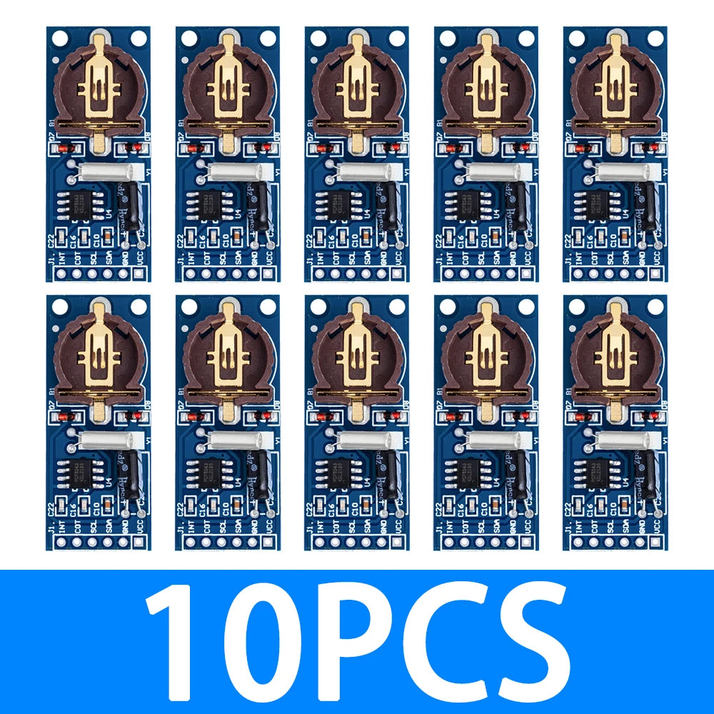 1PCS/5pcs/10pcs  New PCF8563 PCF8563T 8563 IIC Real Time Clock RTC Module Board Good than DS3231 AT24C32 3.3V