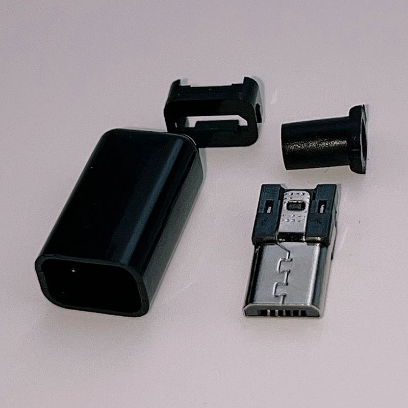 5Pcs USB Connectors Type C / Micro / USB 2.0 Type A Male Female Assembly Adapter DIY Soldering Repair Data Charging Plug Socket