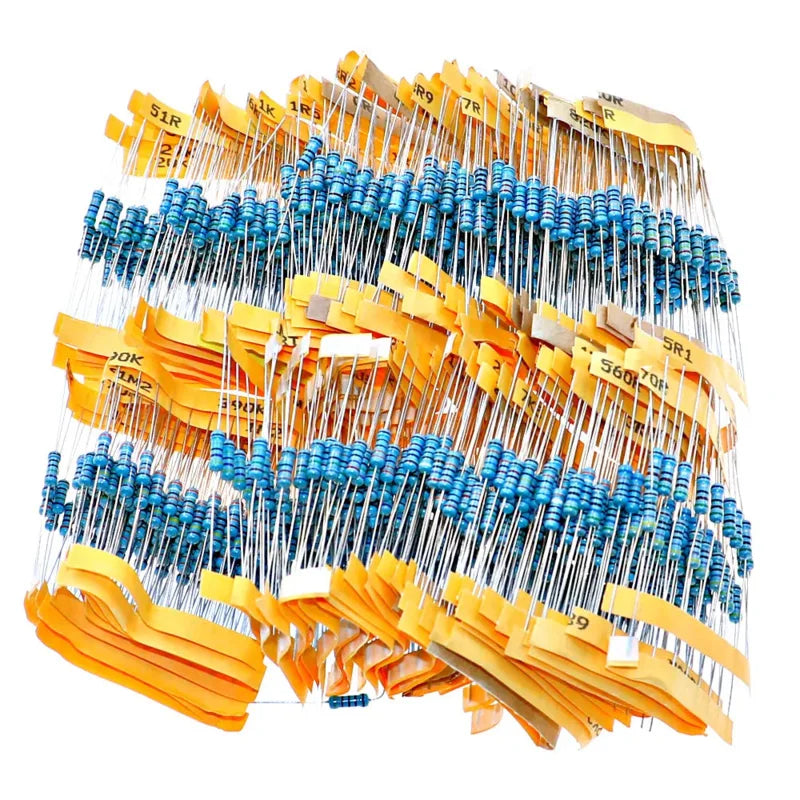 1100Pcs 110Value x 10pcs 0.5W 0.1ohm -10M 1/2W Metal Film Resistors Assortment kit set pack