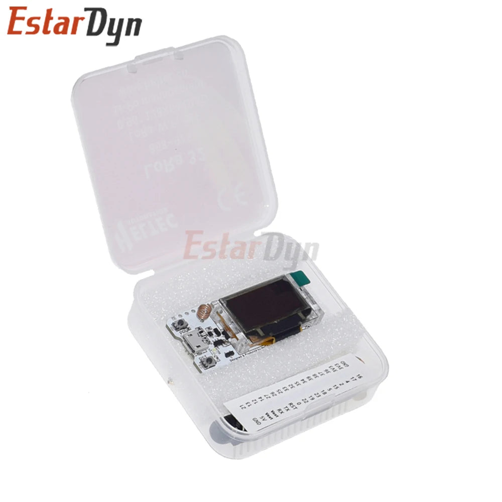Estardyn ESP32 LoRa Development Board SX1276 868MHz 915MHz 0.96" OLED Display WiFi Bluetooth Combo IoT Node