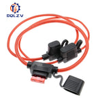 Waterproof 32V Mini Small Medium Auto Fuse Holder 18/1614/12/10AWG and Car Blade Fuse 2A 3A 5A 7.5A 10A 15A 20A 25A 30A 35A 40A