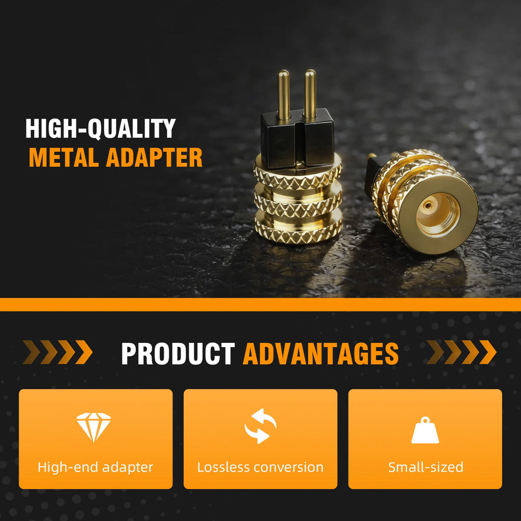 OKCSC Earphones Adapter 0.78mm Male to MMCX Connector for IER-M7\IER-M9IER-Z1R\XBA-300AP\XBA-N3BP\JVC HA-FX850\HA-FX1100\HA-FD02