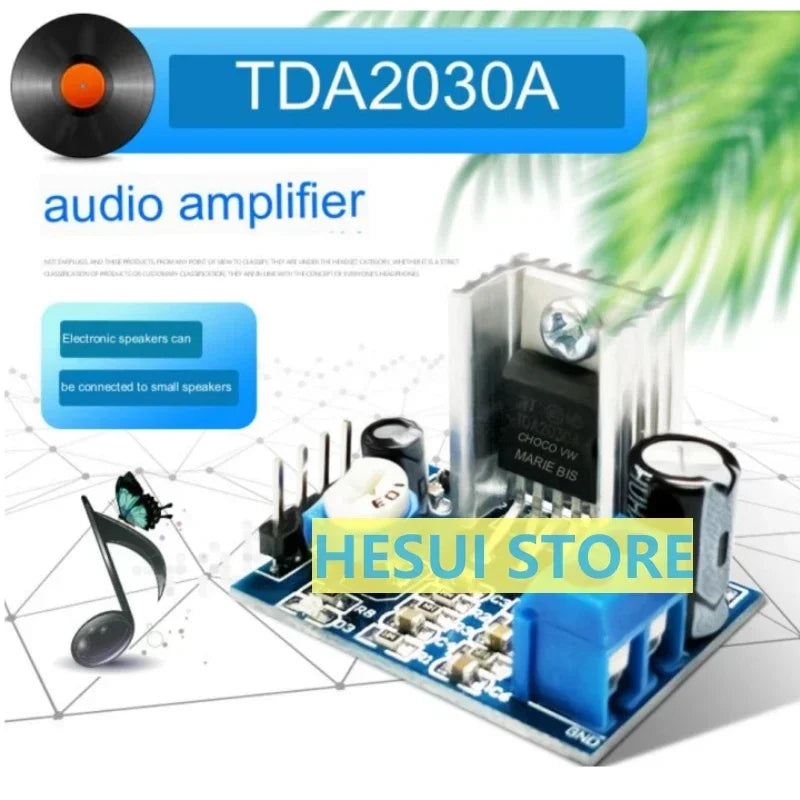 TDA2030A power amplifier module Audio amplifier TDA2030 electronic speaker can be connected to a small speaker