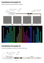 WS2812B WS2815 RGBIC LED Strip Controller Colorful-X7 Bluetooth/WIFI/Zigbee Smart Music Rhythm Sync Pixels Lighting DC5-24V
