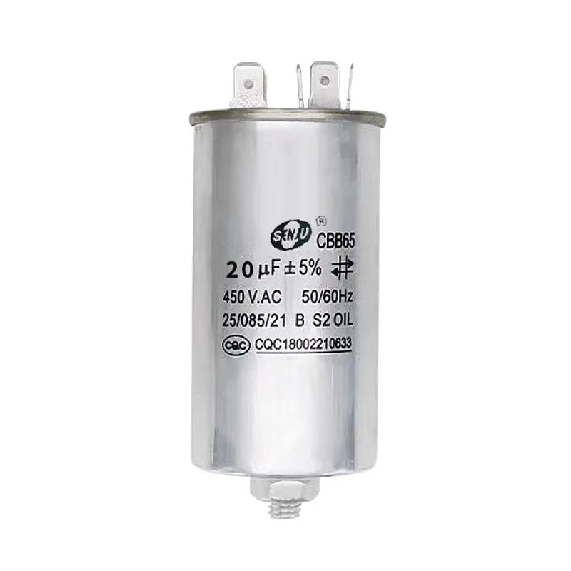 1PCS CBB65 AIR CONDITIONER STARTING CAPACITOR 450V 4UF/6.5/17/25/55UF 4+2 INSERT With screws at the bottom