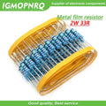20PCS 33 ohm 2W 33R Metal film resistor 2W resistance IGMOPNRQ