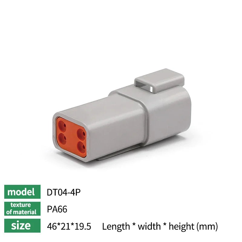 588pcs Deutsch Type Connector Kit Waterproof Wire DT Series Connector set DT06 04 2/3 / 4 pin 6/8/12 pin Sealed Plug