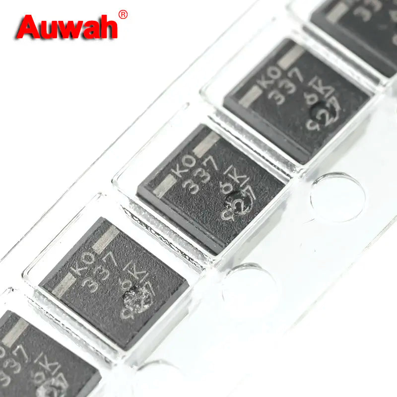 5pcs/lot 6.3V 330UF T520B337M006ATE040 3528 Type B SMD Polymer Tantalum Capacitors Low ESR 40mOhms New and Original