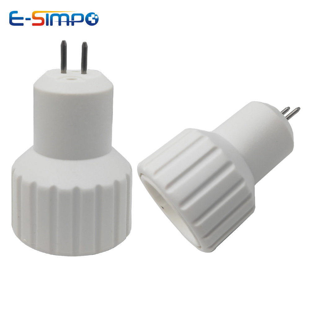 2pc MR16 to GU10 Halogen CFL LED Lamp Holder  Base Light Socket Adapter, Physically Change Contact,NO AC-DC Transformer Required