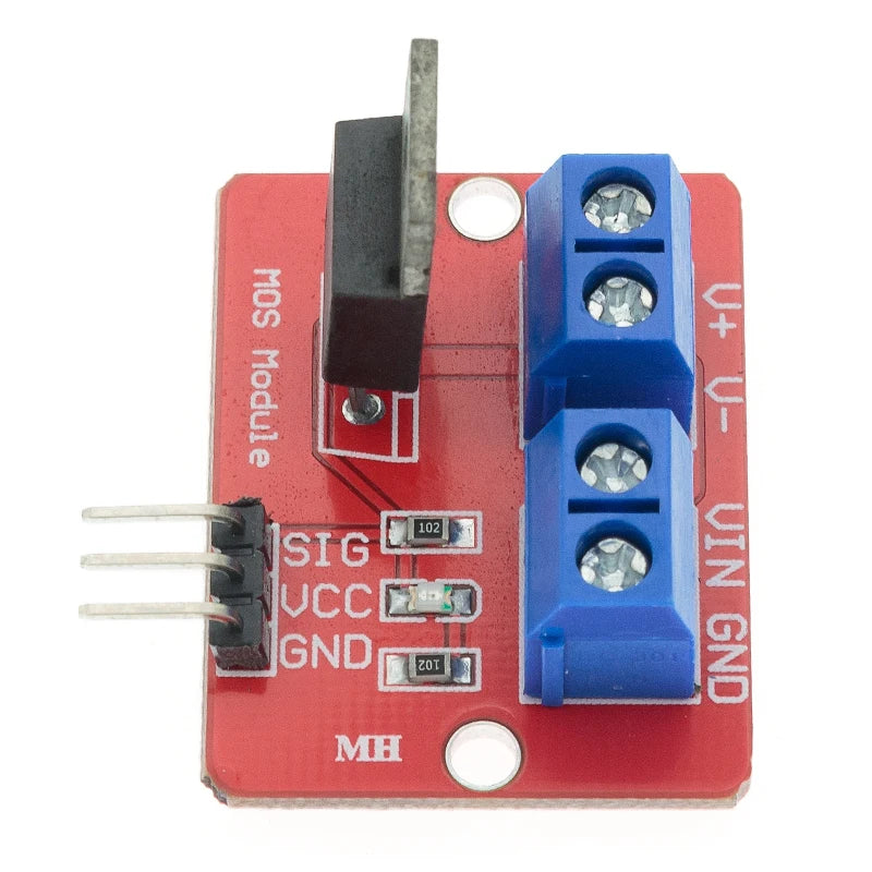1 Piece/5 PCS 0-24V Top Mosfet Button IRF520 MOS Driver Module For Arduino MCU ARM Raspberry Pi