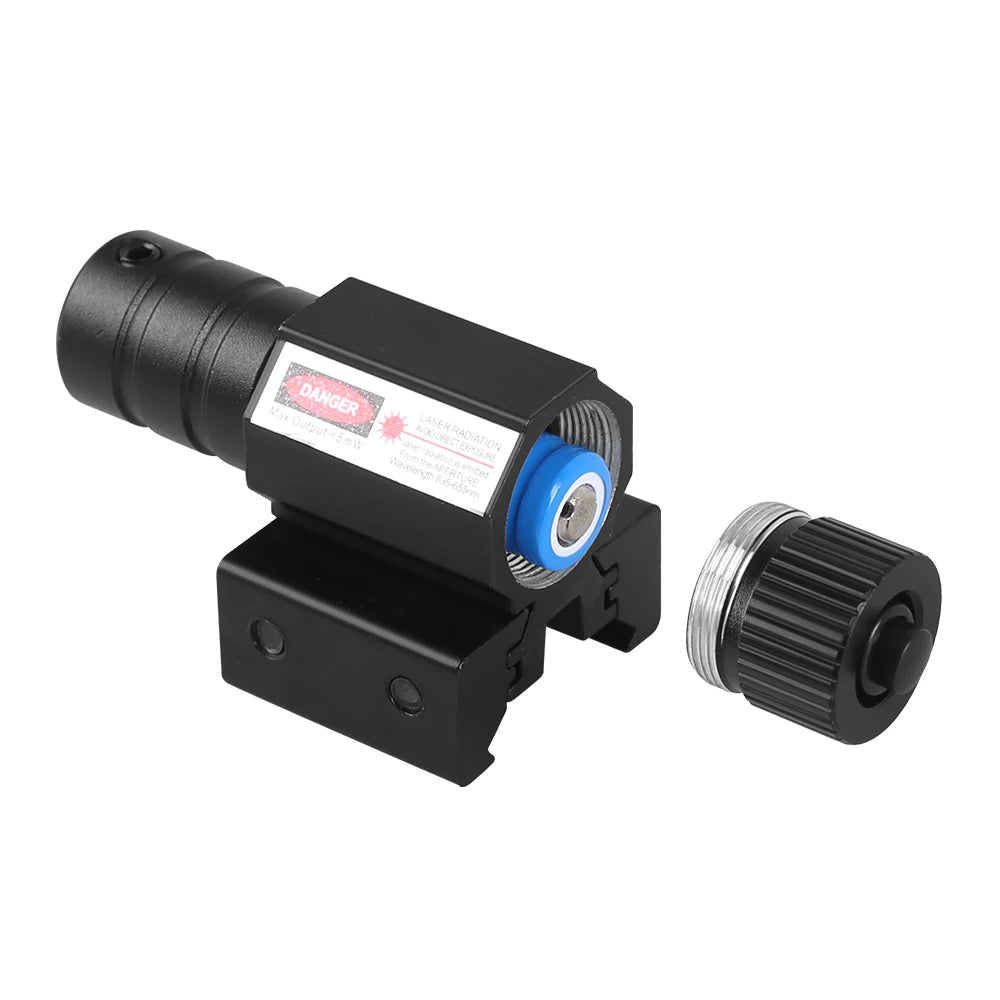 Red Green Dot Laser Sight Scope with Rechargeable Battery + Charger 11mm 20mm Picatinny Rail Mount Rifle Pistol Laser Sight