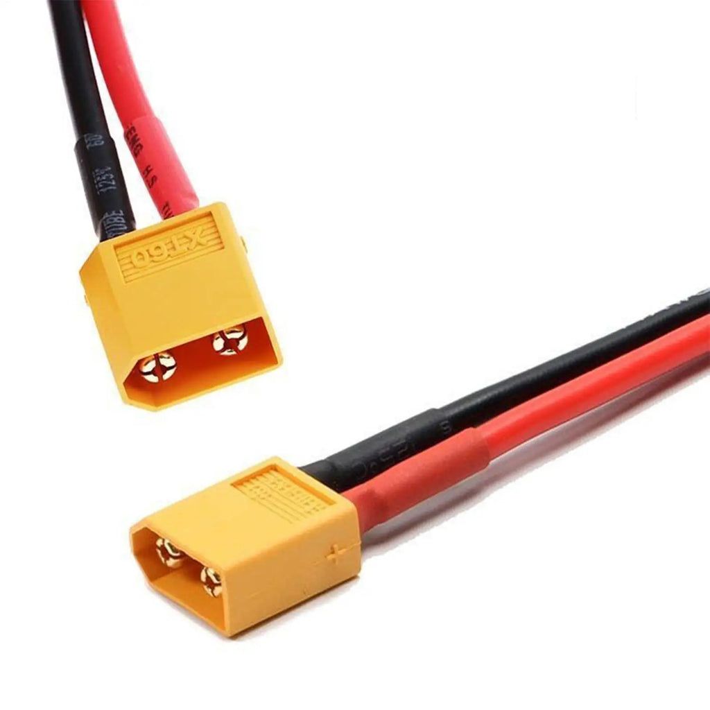 XT60 Connector Male Female 16AWG 10cm Extension Cable, Solar Panel Adapter Plug Wire for Drone RC Car RV Battery Charging