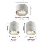 LED Surface Mounted Ceiling Light, 3CCT TUYA Bluetooth/Zigbee Matter Smart Spotlight Dimmable AC110V 220V Indoor Lighting