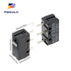 5PCS New Authentic Mouse Micro Switch D2FC-F-7N Mouse Button Fretting D2FC-E-7N D2FC