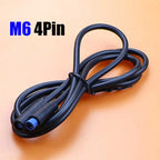 1pcs M6 M8 Waterproof Wire Aviation Plug Connector 2 3 4 5 6 Pin Core Male to Female Electric Butt Adapter Cable Extension Cord