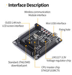 STM32F103RCT6 Development Board Module Standard STM32 ARM Embedded System Core Board Learning Board One-key Serial Download