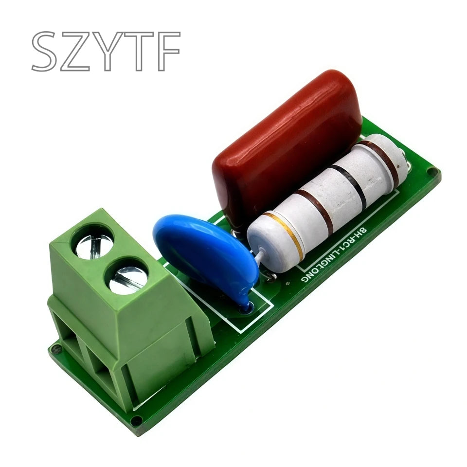 1-100PCS RC Snubber Circuit Module Relay Contact Protection Board Anti-Interference Surge Absorber Varistor AC/DC 5V-400V 1000W