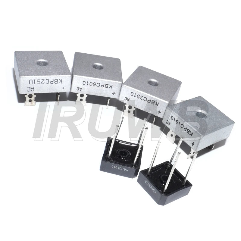 5PCS 10A 15A 25A 35A 50A Diode Bridge Rectifier KBPC1010 KBPC1510 KBPC2510 KBPC3510 KBPC5010 Rectifiers