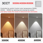 3CCT Tuya Bluetooth/Zigbee Matter Smart Recessed LED Downlight Aluminum Downlight AC5W-20W Spot Light