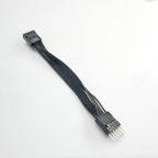 USB 2.0 9pin Male To Female Internal Motherboard Header Extension Cable for Expansion Cards and Motherboard Ports