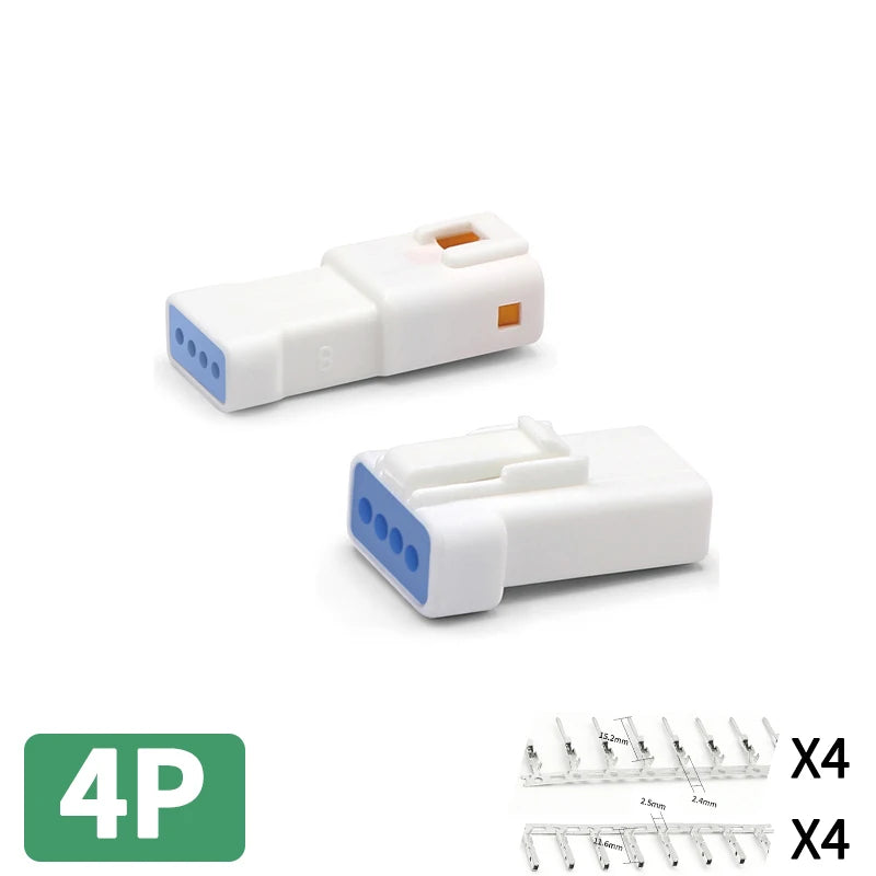 2/3/4/6/8 Pin JST JWPF LED Automotive Wiring Harness 04T-JWPF-VSLE JST 03R JST-02T 02R 06T 08T Light Strip Motorcycle Connector