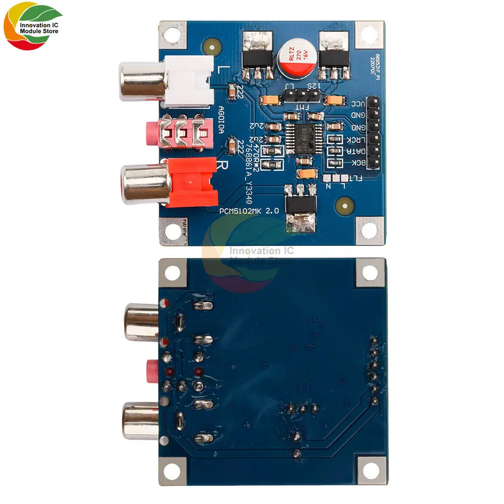 PCM5102 PCM5102A DAC Decoder Board I2S Input 32Bit 384K for Red Core Player Supports I2S Format/Left Justified