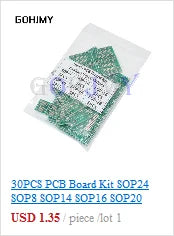 3.3V/5V MB102 Breadboard power module+MB-102 830 points Prototype Bread board for arduino kit +65 jumper wires wholesale GOHJMY