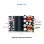 DC19-50V TPA3255 Audiophile-Grade Hi-Fi Digital Amplifier Board 600W High-Power 2.0 Dual-Channel Stereo Module