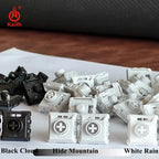 Kailh Full POM Mini Switch Low-profile Mechanical Keyboard Clicky Tactile Linear Hide Mountain Black Cloud White Rain 1353Hitbox