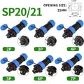 5/10/100Pcs SP16/17/20/21 Screw Wiring Connector Solderless Industrial Plug Aviation Plug Male And Female Docking Quick Wiring