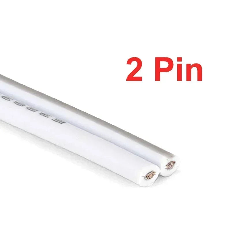 18 20 22 AWG LED Strip Wire 2/3/4/5/6pin 5V 12V Extension Electric Cable For WS2812B 5050 RGB RGBWW LED Lights Car Speakers Auto