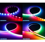 WS2812B RGBIC Individually Addressable COB LED Strip WS2812 High Density 60/100/160Leds/m 5mm/10mm COB Led Light DC5V