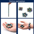 13mm Colorful Round Ferrite Fridge Magnets Therapy Magnetic Bracelet Bead Palm Stone Stress Relief Magnetic Fun DIY Ball Jewelry