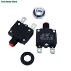 2/5Pcs Circuit Breaker Overload Protector Switch Fuse 3A 4A 5A 6A 7A 8A 10A 12A 15A 20A Resettable With & Without Waterproof Cap