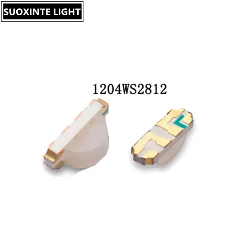 1206 WS2812 Side RGB SMD LED Built-in IC,Water Clear/Diffused,1204 5V Full Color Lamp Beads 3.2*1.0MM