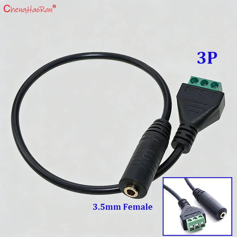 1PC USB 2.0 Female B to 5 Pin Female Bolt Screw Connector Adapter Cable Micro USB Mini USB Type-C Male with Shield Terminal Plug