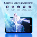 Diofox MP3/MP4 Player Android 4.0 Inch Touch Screen 2+16GB Bluetooth 4.1 Dual‑Band WiFi TF Card Expandable Up To 512GB Portable