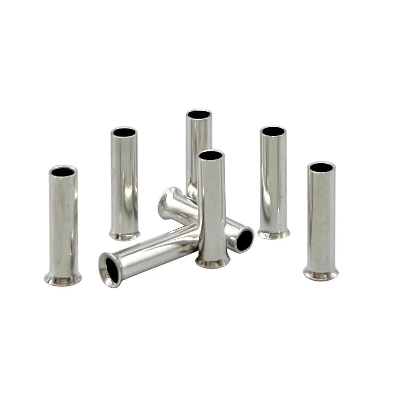 Pure Copper Non-Insulated Cord End Terminals Kit EN0508 EN1008 EN4009 Naked Wire Ferrules Crimp Terminals Wire Connector