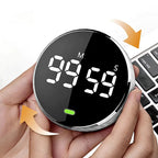 Magnetic Kitchen Timer Digital Timer Kitchen Shower Study Stopwatch LED Counter Alarm Remind Manual Electronic Countdown