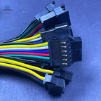 10Pairs JST SM 2P 3P 4P 5P 6Pin Plug Socket Male to Female Wire Connector LED Strips Lamp Driver Connectors Quick Adaptr 22AWG